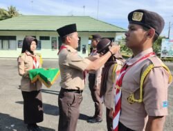 Kodim 1005/Barito Kuala Gelar Persami Pramuka Saka Wira Kartika