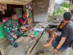 Waspadai Tingginya Curah Hujan, Babinsa Sandai Komsos Bersama Warga Binaan