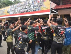 Sinergitas TNI dan Polri, Kodim 1003/HSS Ikuti Olahraga Bersama Polres HSS Dalam Rangka HUT Bhayangkara