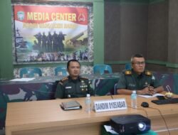 Dandim 0105/Abar Ikuti Zoom Meeting dengan Aster KASAD, Bahas Program Pemerintah dan Ketahanan Pangan