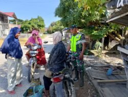 Babinsa Setia Bakti Tampung Keluhan Warga Terkait Kelangkaan Tabung Gas 3 Kg