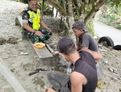 Melalui Komsos Babinsa Koramil 01/Sungaimas dan Warga Sebagai Ajang silaturahmi Yang Baik