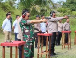 TNI-Polri Aceh Barat dan Nagan Raya Gelar Latihan Menembak Eksekutif: Memperkuat Sinergitas dan Soliditas