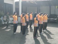 Kodim 1001/HSU-Balangan Latih PBB untuk CPNS di Kejaksaan Negeri Hulu Sungai Utara
