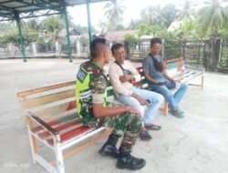 Babinsa Koramil 01/Sungaimas Laksanakan Komsos Bersama Warga Binaan
