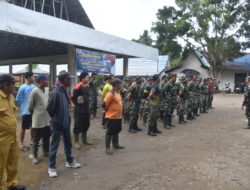 Meningkatkan Kepedulian Lingkungan, Kodim 1003/HSS Gelar Karya Bhakti Dlam Rangka HUT Kodam VI/MLW Ke 67