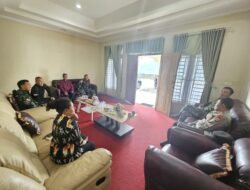 Satgas Yonko 465 Kopasgat Bersama TNI-Polri dan Pemda Puncak Jaya Gelar Rapat Koordinasi