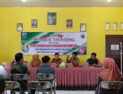 Babinsa 1004-08/PLU Hadiri Rembuk Stunting di Kelurahan Baharu Selatan