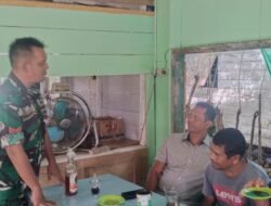Babinsa Indra Jaya Ingatkan Warga Bahaya Karhutla dan Sanksi Pidana Terkait Pembakaran Lahan