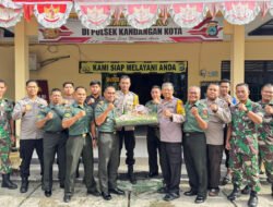 Sinergitas TNI-Polri: Kodim 1003/HSS Kunjungi Polsek Guna Perkuat Hubungan