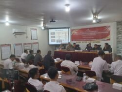 Pasi Ter Kodim 1203/Ktp Hadiri Gelar Rapat Pleno Terbuka Penetapan Hasil Rekapitulasi PDPB Triwulan II Tahun 2025 Kabupaten Ketapang