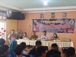 Babinsa 1004-08/PLU Hadiri Penyuluhan Bahaya Penggunaan Narkoba di Desa Tirawan