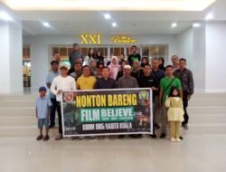 Kodim 1005/Barito Kuala Nonton Bareng Film Motivasi “Believe”