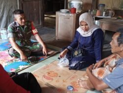 Babinsa Kodim 0114/Aceh Jaya Dampingi Pengecekan Kesehatan Filariasis di Pasie Raya
