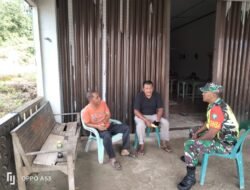 Babinsa Koramil 01/Sungaimas Laksanakan Komsos Bersama Warga Binaan