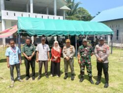 Danramil dan Pos Ramil Darul Hikmah Pantau Penghitungan Suara Pilchiksung Desa Cot Pange
