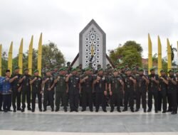 Ziarah Rombongan Kodim 1005/Barito Kuala: Menghormati Jasa Pahlawan dalam Peringatan HUT Kodam VI/MLW ke-67