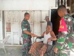 Menderita Stroke, Pak Jurdin dapat Bantuan Kursi Roda dari Danramil Kluet Aceh Selatan