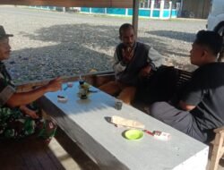 Babinsa Pasie Raya Ajak Warga Waspada Perubahan Iklim Saat Berkebun