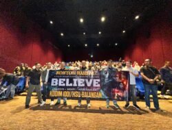Kodim 1001/HSU-BLG Gelar Nonton Bareng Film Believe: Momen Hiburan dan Inspirasi