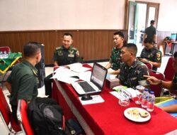 Korem 083/Baladhika Jaya Terima Kunjungan Tim Audit Itdam V/Brawijaya