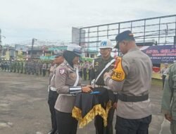 Kasdim 1203/Ketapang Hadiri Apel Gelar Pasukan Operasi Patuh Kapuas 2025 di Mapolres Ketapang