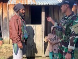 Satgas Yonif 614/RJP Pererat Silaturahmi dengan Warga di Papua Pegunungan