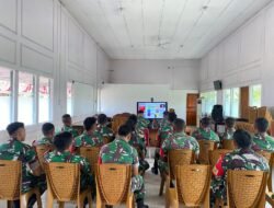 Babinsa Kodim 1203/Ketapang menghadiri Webinar Penanggulangan DBD, Perkuat Sinergi Lintas Sektor