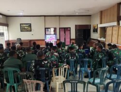 Kodim 1010/Tapin Ikuti Acara Syukuran HUT ke-67 Kodam VI/Mulawarman Secara Virtual