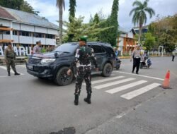 Kodim 1004/Kotabaru Dukung Penuh Razia Gabungan TNI-Polri pada Operasi Kewilayahan Patuh Intan 2025 di Siring Laut
