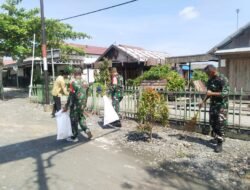 Kodim 1005/Barito Kuala Bergerak Cegah Banjir Lewat Kegiatan Karbak