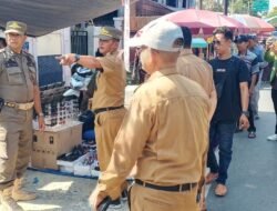 Koramil 1001-10/Babirik dan Instansi Terkait Gelar Penertiban Pasar Babirik