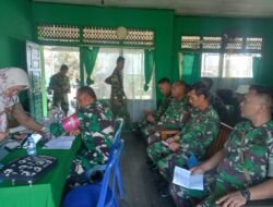 Sinergitas Puskesmas dan Koramil 1003-08/Daha Selatan Dalam Upaya Pencegahan PTM