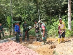 Sumur Bor TMMD Buka Akses Air Bersih Bagi Warga Kutai Timur