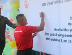 Momen Hari Anak Nasional, Pasi Pers Kodim 1203/Ktp Hadiri Acara Tersebut