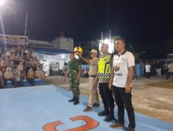Sinergi TNI-Polri Amankan Turnamen Voli Semi Open HUT Pemuda Desa Reusak