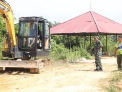 Ekskavator Mendarat di Suka Rahmat: Satgas TMMD Percepat Pembangunan Jalan