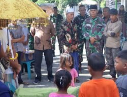 Dandim 0105/Abar Berikan Dukungan Moril kepada Keluarga Serda Kusmanto yang Berduka