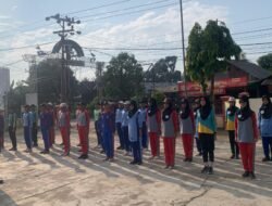 TNI-Polri Latih Paskibra Kecamatan Sungai Pandan Jelang HUT RI ke-80