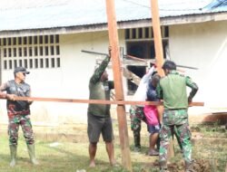 TMMD Ke-125 Bangun Penampungan Air Bersih Kedua di Desa Suka Rahmat