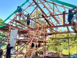 TMMD Ke-125 Kodim 0909/Kutai Timur Ubah Rumah Tidak Layak Jadi Hunian Sehat