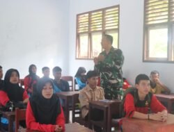 Satgas TMMD Kodim 1509/Labuha Berikan Penyuluhan Wawasan Kebangsaan kepada Generasi Muda