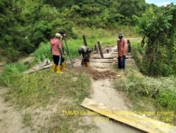 Jembatan Penghubung Satgas TMMD Ke-125 Kodim 1006/Banjar