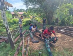 Jembatan TMMD Suka Rahmat, Langkah Nyata TNI Wujudkan Pemerataan Pembangunan