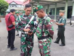 Dandim Aceh Barat Cek HP Prajurit untuk Cegah Judi Online