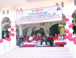 Pencanangan HUT ke-80 RI di Boalemo: Dandim 1316/Boalemo Turut Serta dalam Rangkaian Kegiatan