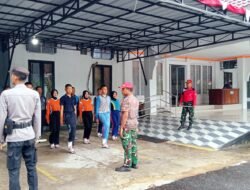 Babinsa 02/Sukadana Dengan Semangat melatih Paskibra Tingkat Kabupaten Kayong Utara
