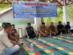 Babinsa Posramil 05/Pante Ceureumen Kodim 0105/Aceh Barat Ambil Peran Dalam Musyawarah RKPDes Kesehatan Anak Tahun 2026