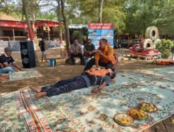 Satgas TMMD Kudus Gelar Sosialisasi Keselamatan Air di Waduk Logung