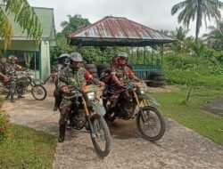 Koramil Alalak Gencar Sosialisasi dan Patroli Karhutla, Libatkan Unsur Polri dan Damkar